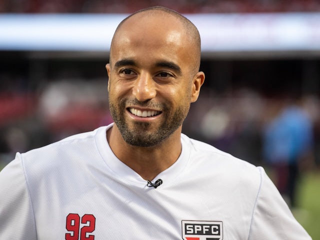 Lucas Moura of Sao Paulo pictured on April 13, 2025