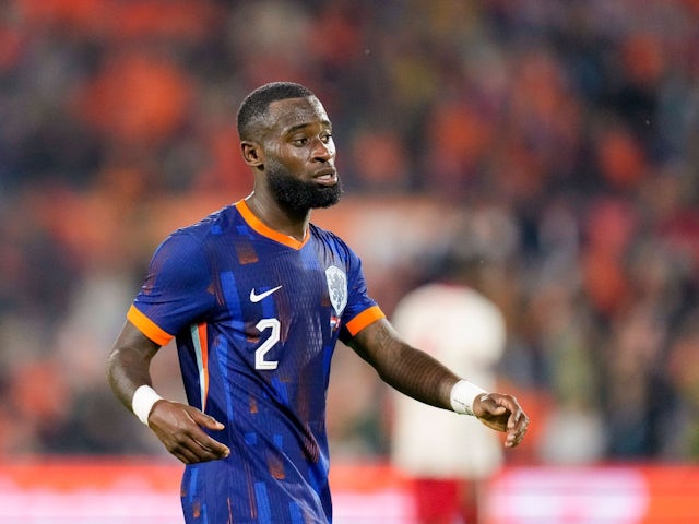Netherlands' Lutsharel Geertruida in action on June 6, 2024 [IMAGO]