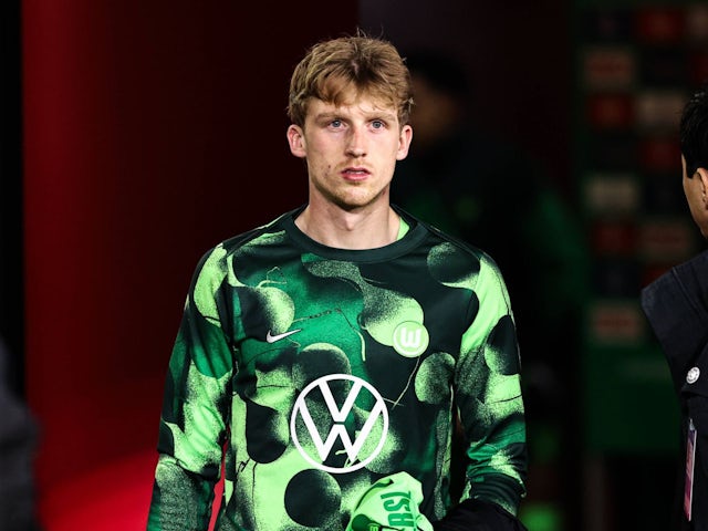 Wolfsburg's Mads Roerslev on February 26, 2025