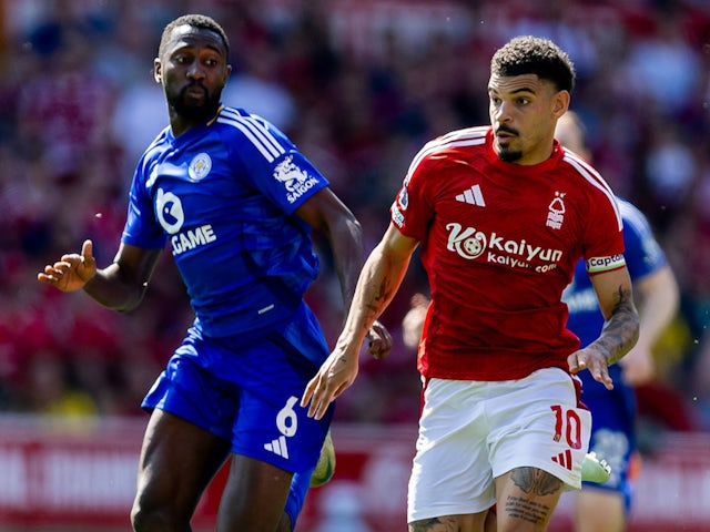Nottingham Forest's Morgan Gibbs-White on May 11, 2025