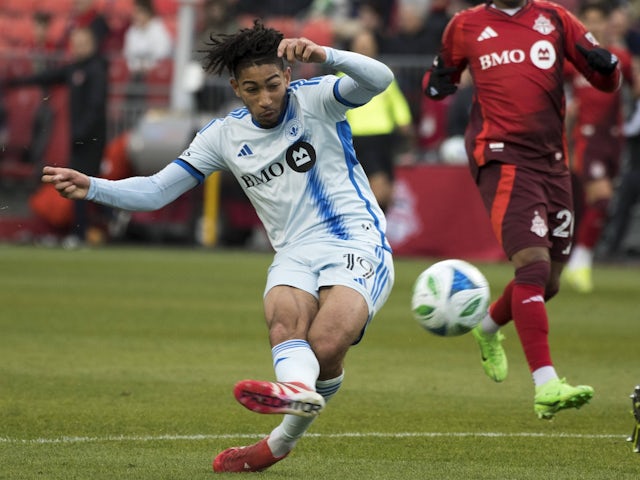Nathan-Dylan Saliba of CF Montreal pictured on April 30, 2025