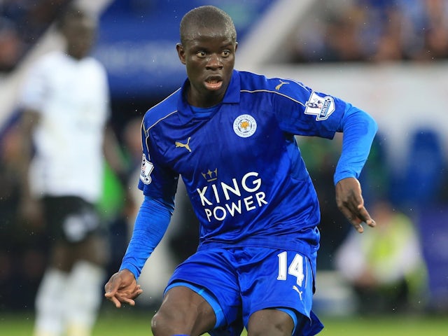N'Golo Kante in action for Leicester City on May 7, 2016