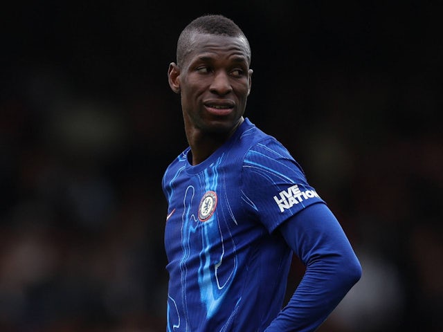 Chelsea's Nicolas Jackson in action on April 20, 2025