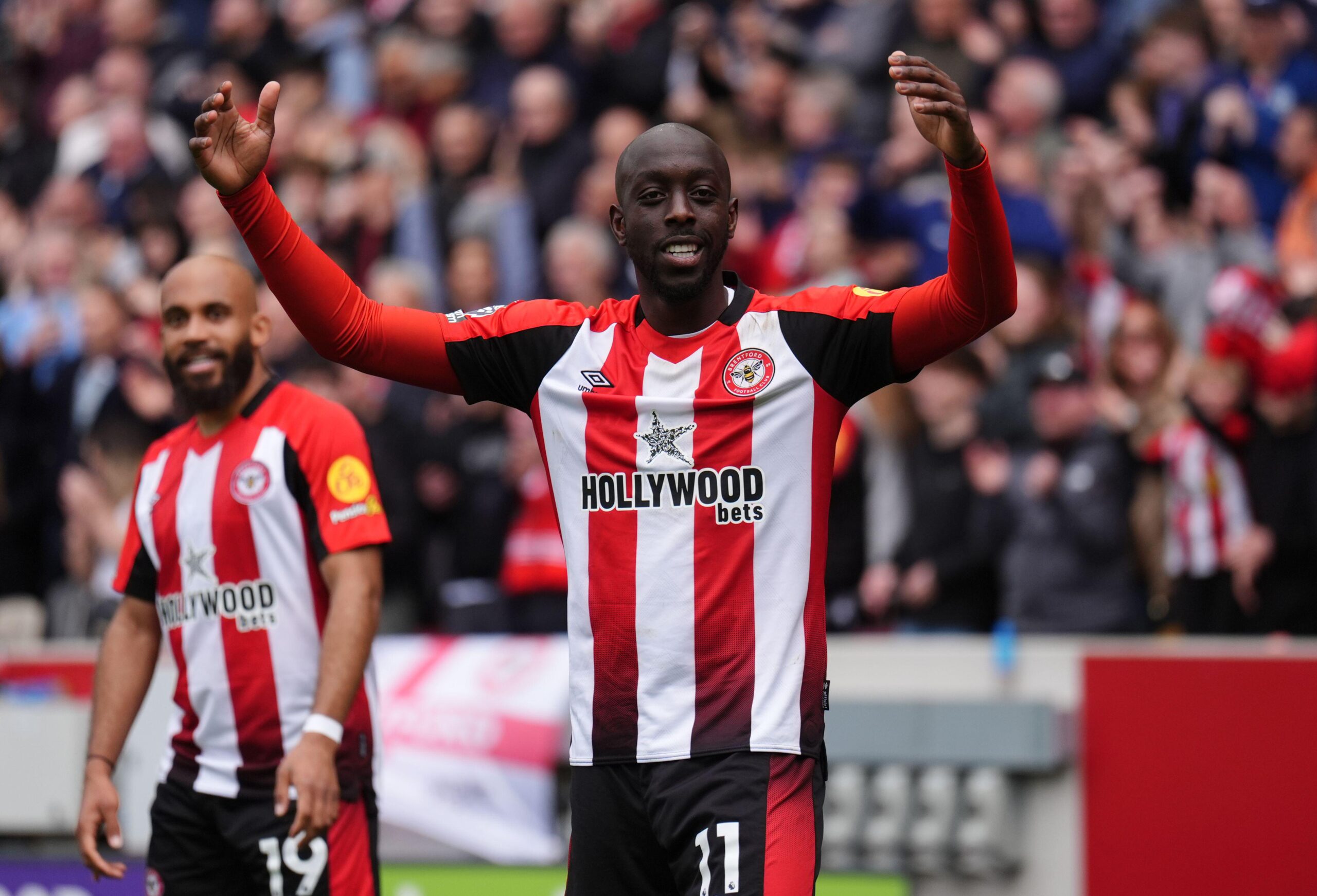 Brentford forward Yoane Wissa, May 2025