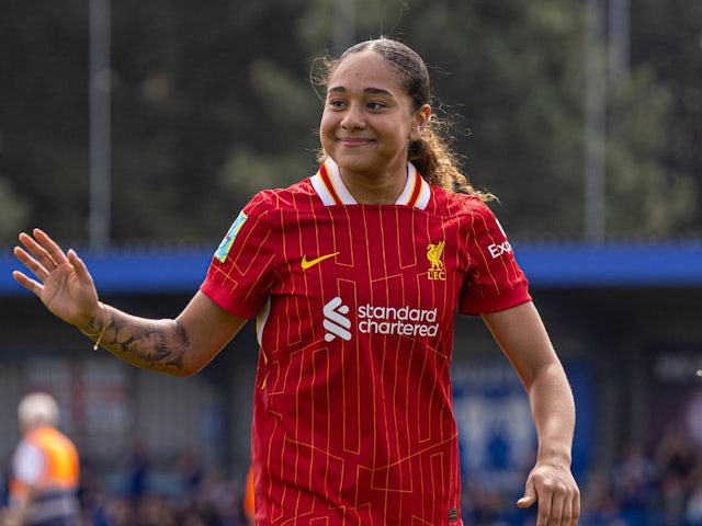 Liverpool Women's Olivia Smith on April 12, 2025