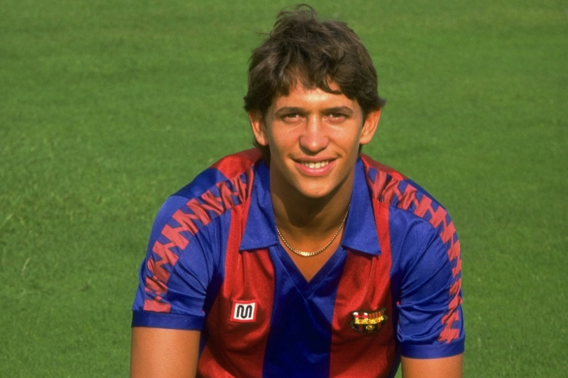Gary Lineker at Barcelona in August 1986.