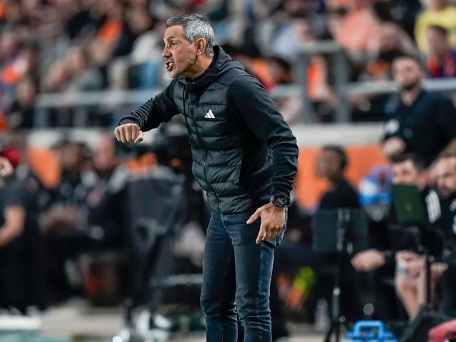Real Salt Lake head coach Pablo Mastroeni pictured on March 15, 2025