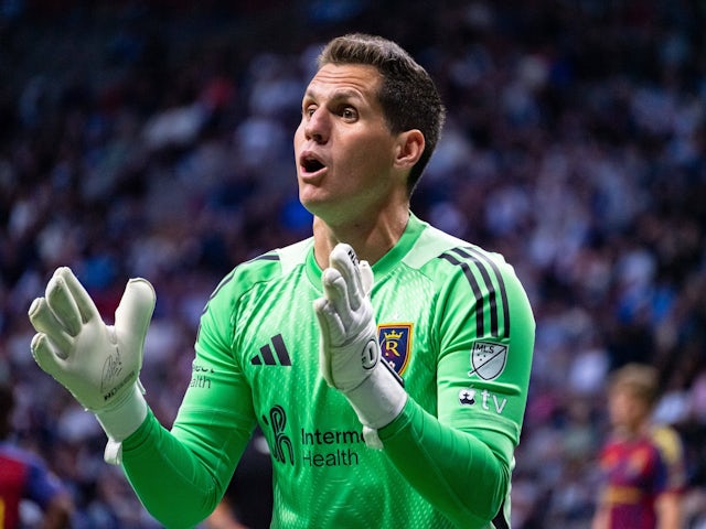Real Salt Lake goalkeeper Rafael Cabral pictured on May 3, 2025