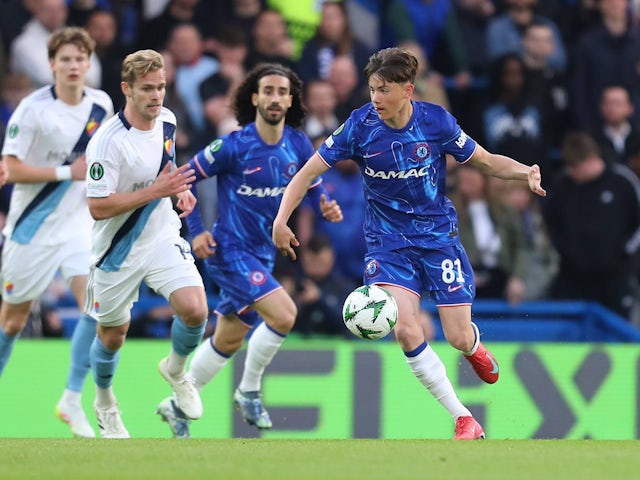 Reggie Walsh of Chelsea in action on May 8, 2025