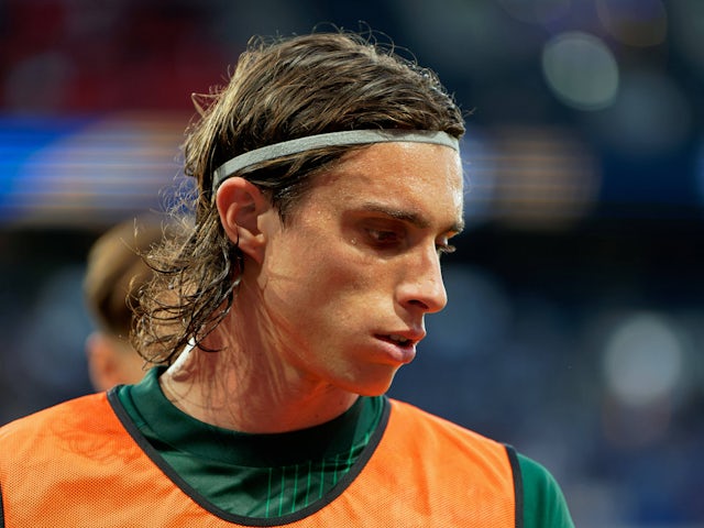 Italy and Arsenal defender Riccardo Calafiori pictured on September 6, 2024