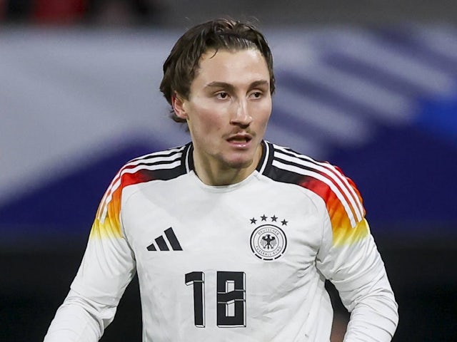 Borussia Monchengladbach's Rocco Reitz representing Germany's Under-21s on November 19, 2024
