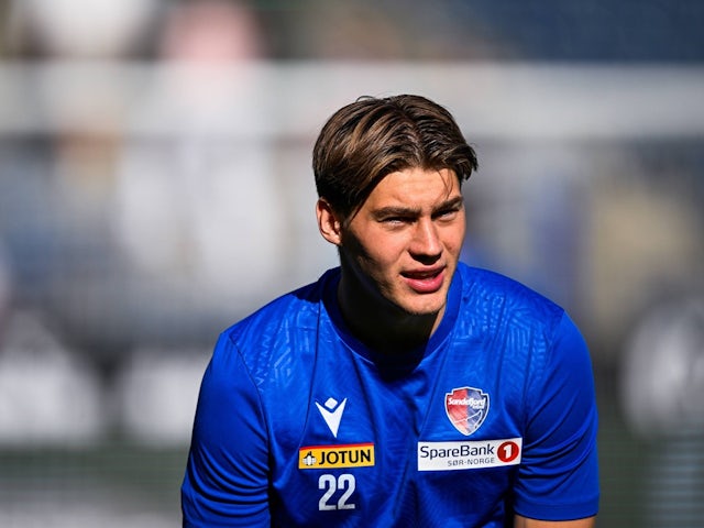 Martin Gjone of Sandefjord pictured on May 16, 2025
