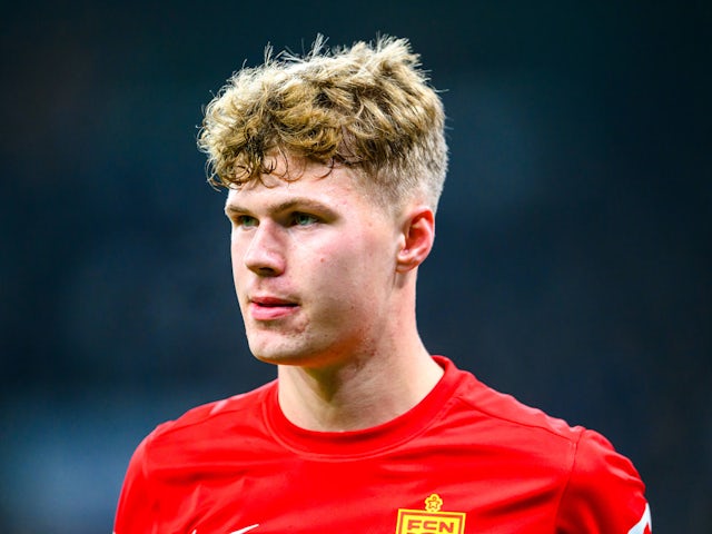 Nordsjaelland's Sindre Walle Egeli pictured on December 2, 2024