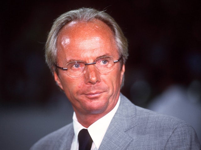 Lazio manager Sven-Goran Eriksson during their title-winning season in 1999-00