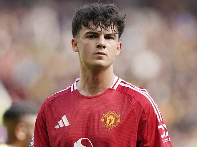 Tyler Fredricson of Manchester United on April 20, 2025