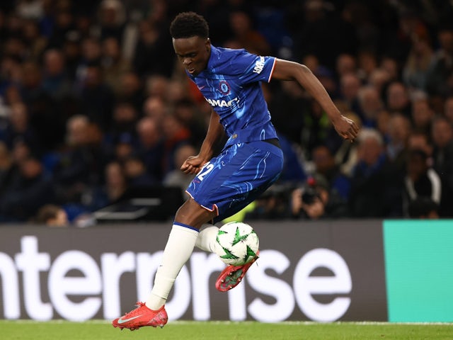 Chelsea's Tyrique George takes a skilful touch on May 8, 2025