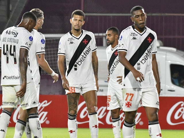 Rayan of Vasco da Gama pictured with teammates on May 13, 2025