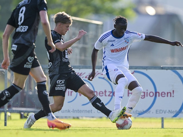 Pascal Muller of Wolfsberger in action on July 9, 2024