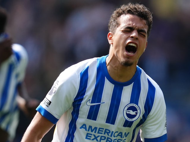 Brighton & Hove Albion's Yasin Ayari on April 26, 2025