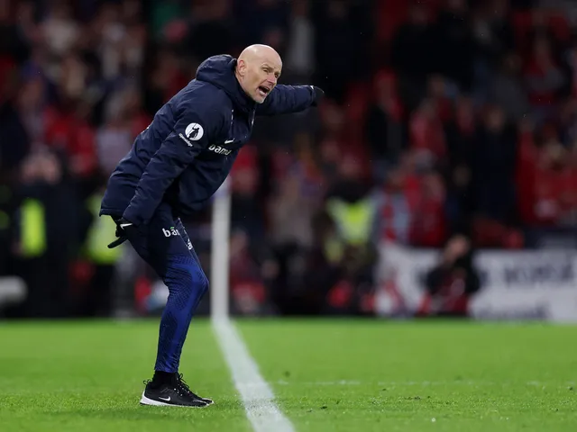 Norway coach Stale Solbakken reacts on November 19, 2023